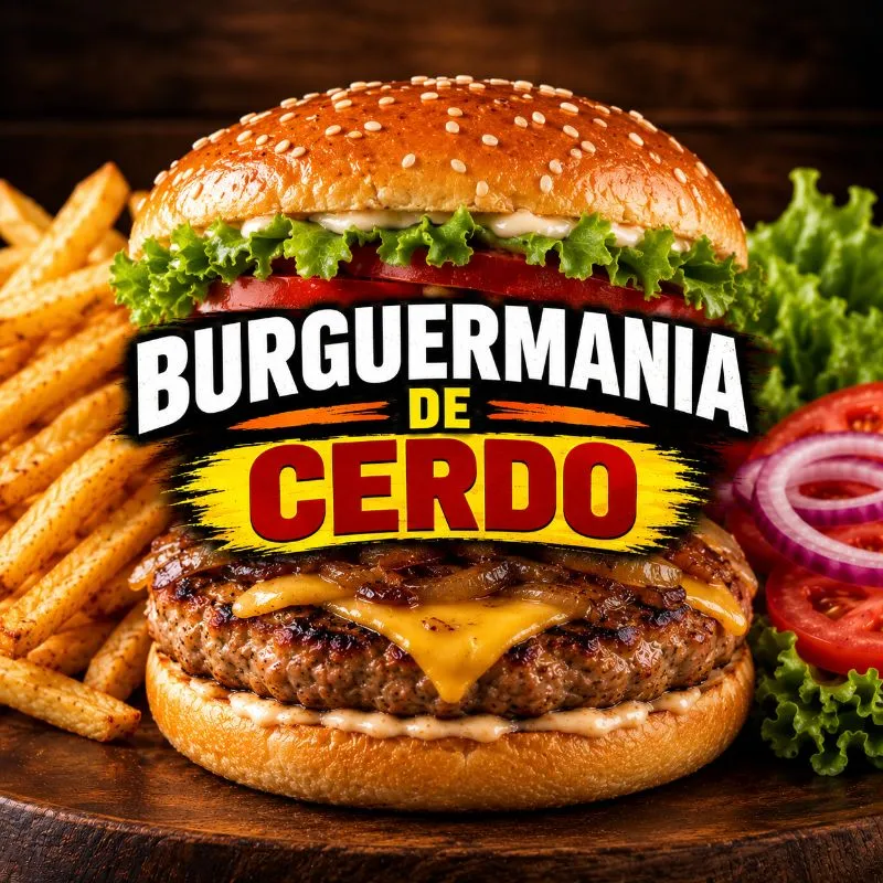 Hamburguesa Burguermania de cerdo